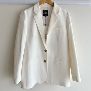 ZARA | NWT Cream Blazer